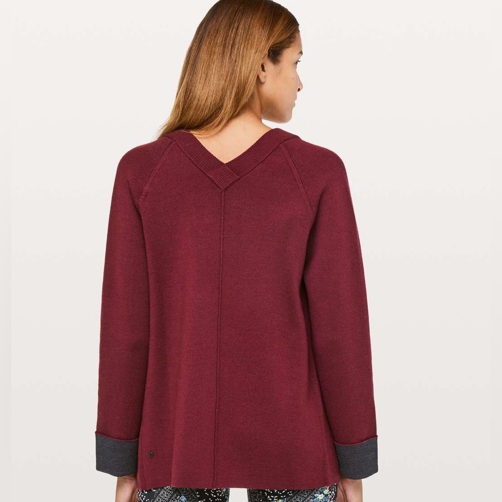 Lululemon Reverse Me Wrap sweater Cardigan - Picture 3 of 8